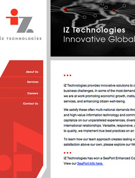 IZ Technologies Website